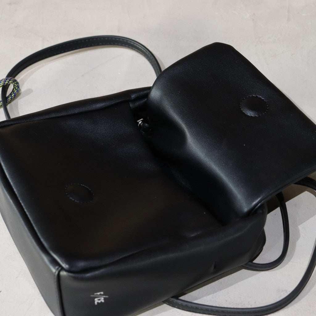 TECH LEATHER MINI POUCH #BLACK [FLE34241B0002]