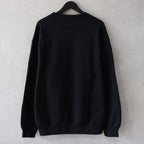 中等重量圓領運動衫 - 類型 1- #黑色 [24SS-WMC-SS13]