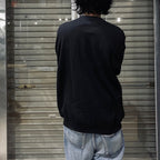 圓領運動衫 - 型號 1- #黑色 [24SS-WMC-SS01]