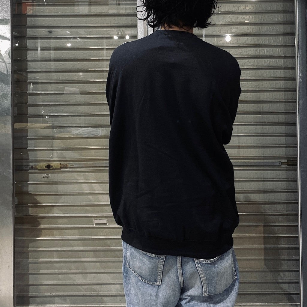 圓領運動衫 - 型號 1- #黑色 [24SS-WMC-SS01]