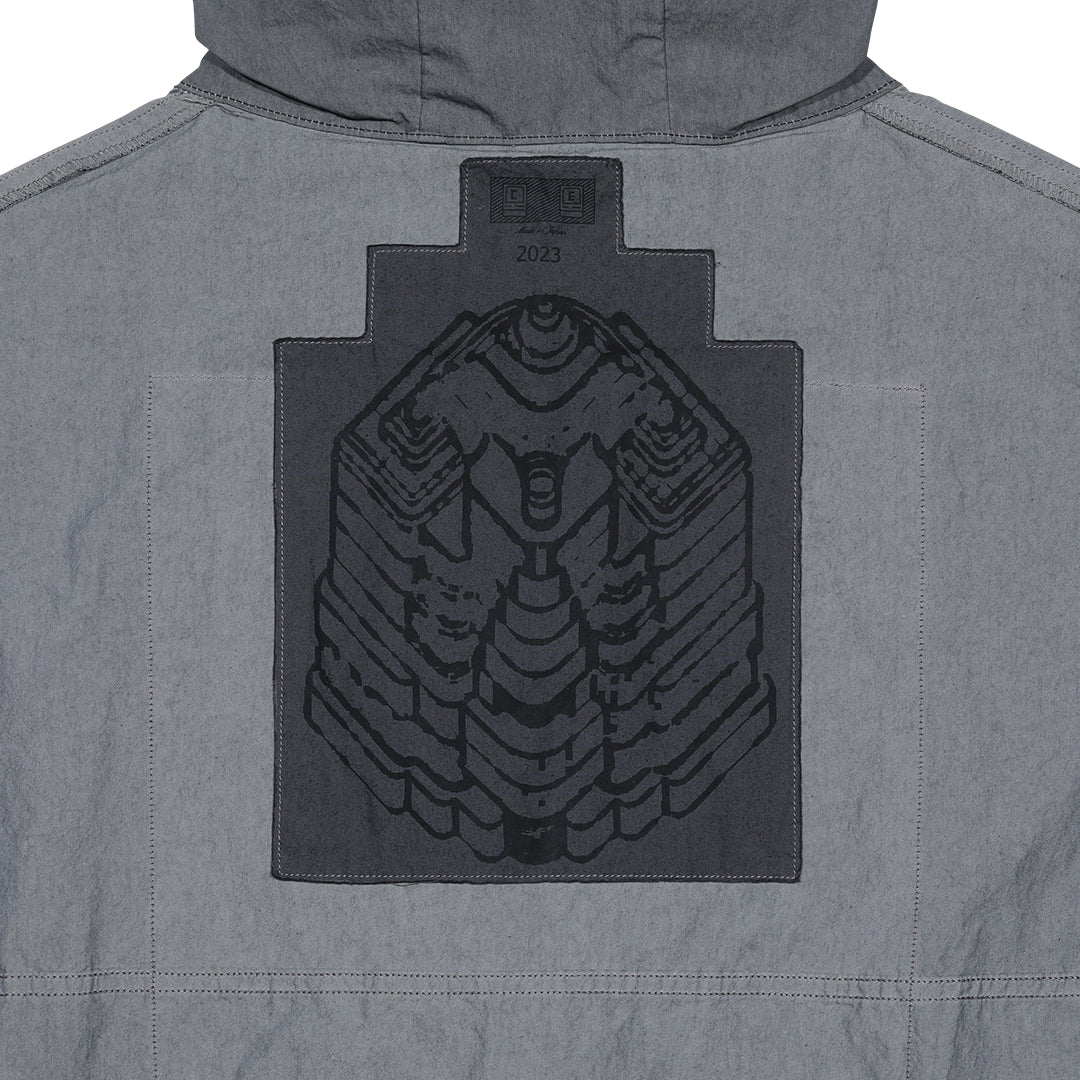 套染 CN 套頭連帽衫 #灰色 [CES24JK23]