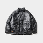 TBKB | SHORT LEATHER MONSTER PARKA #BLACK [FW23-TBKB01]
