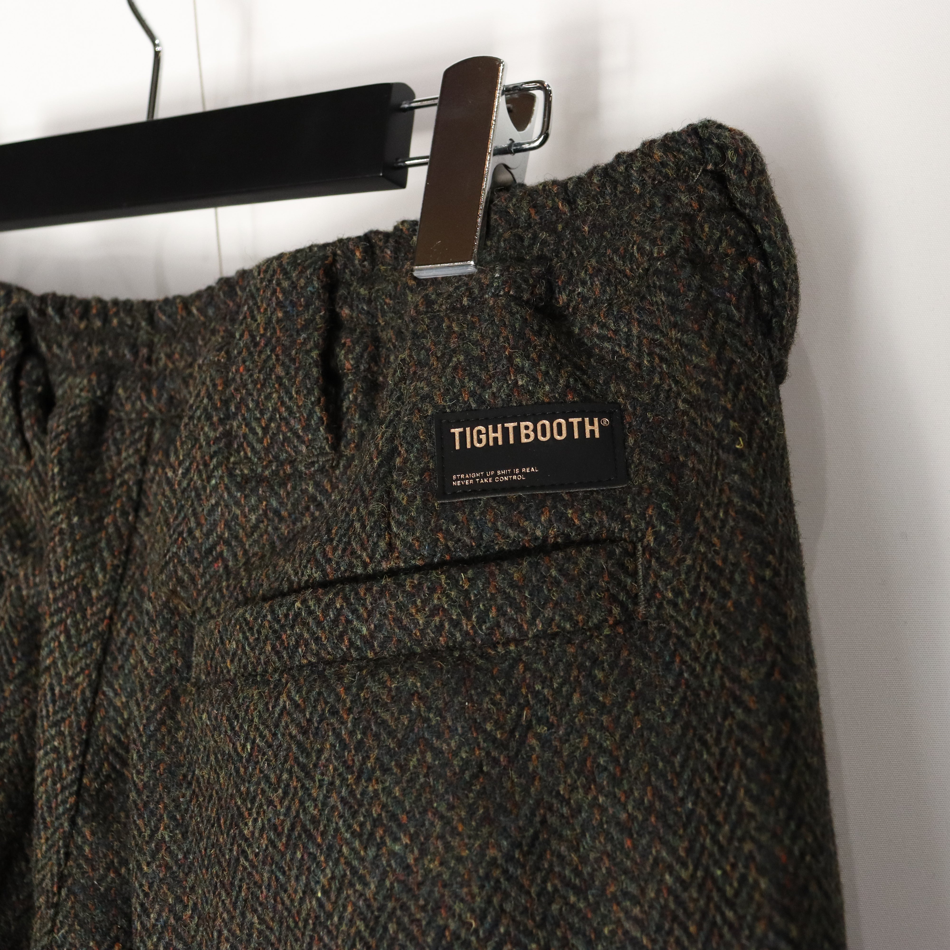 TWEED CARGO PANTS #OLIVE [FW23-B01] – cocorozashi