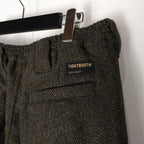 TWEED CARGO PANTS #OLIVE [FW23-B01]