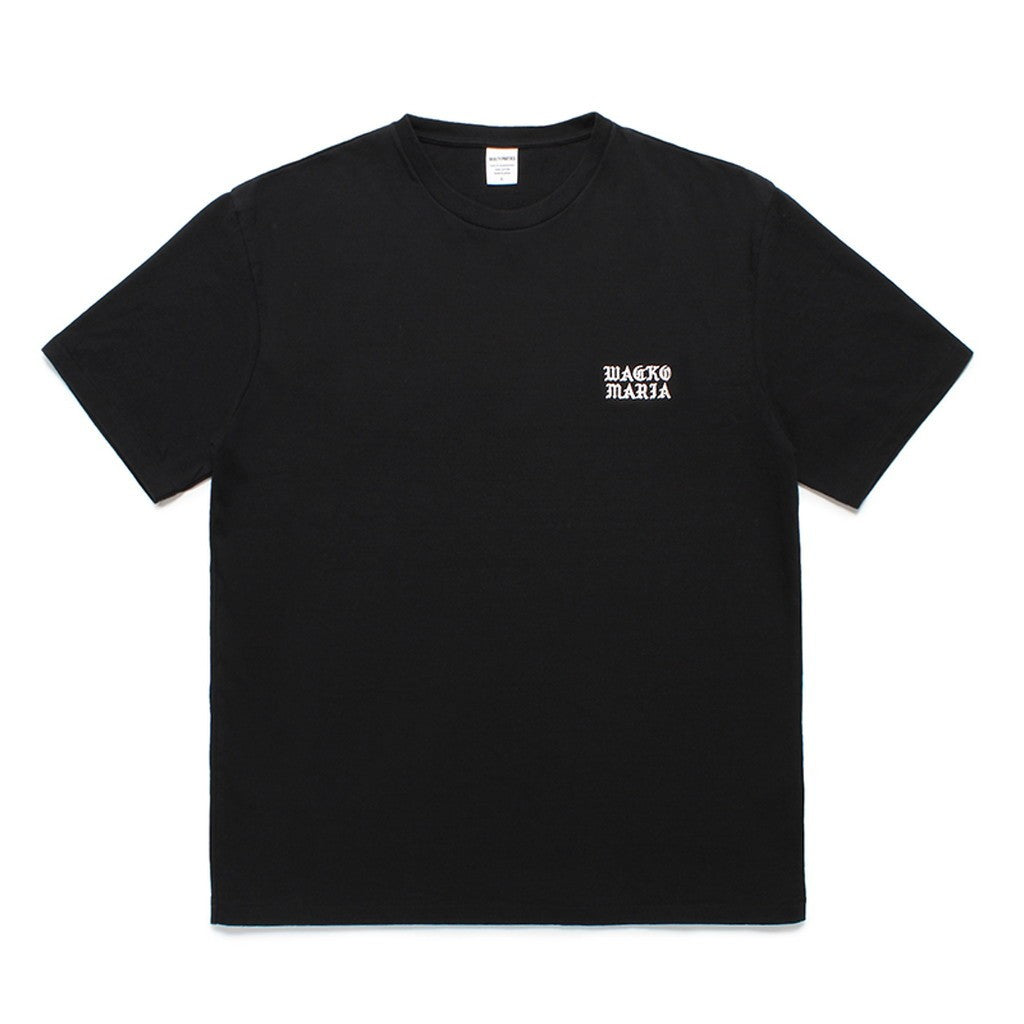 WASHED HEAVY WEIGHT CREW NECK T-SHIRT -TYPE 2- #BLACK [24SS-WMT-WT02]