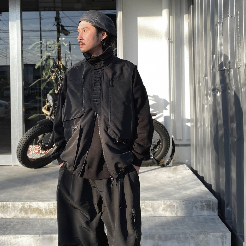 RIPSTOP TACTICAL VEST #BLACK [SS24-JK02]