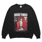 HIGHTIMES | 圓領運動衫 - 類型 1- #黑色 [HIGHTIMES-WM-SS09]