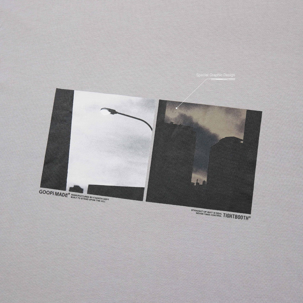 TBPR | “GMT-01T”超寬標誌 T 卹 #GRAY [GOOPI-23AW-DEC-TBPR-01]