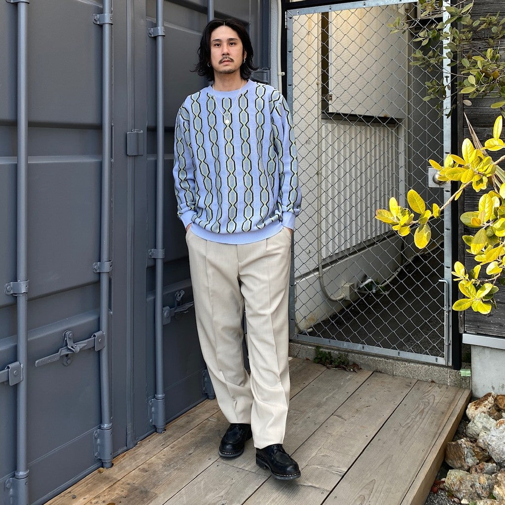 圓領毛衣 -2 型 - #藍色 [24SS-WMK-KN23]