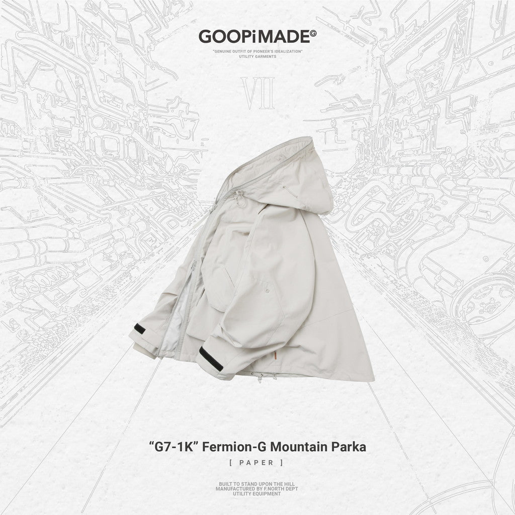 「G7-1K」Fermion-G 山地派克大衣 #PAPER [GOOPI-23AW-NOV-01]