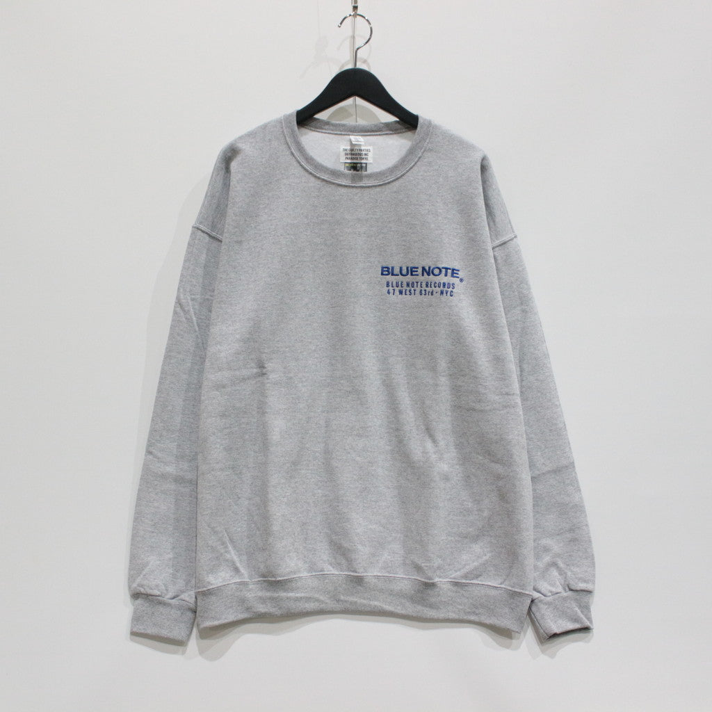 藍色音符 | 圓領運動衫 - 類型 2- #灰色 [BLUENOTE-WM-SS06]