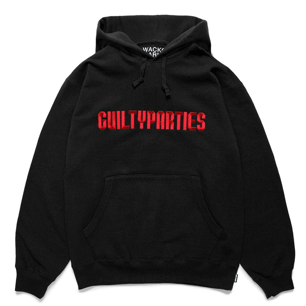 HEAVY WEIGHT PULLOVER HOODED SWEAT SHIRT -TYPE 3- #BLACK [24SS-WMC-SS08]