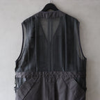 繩網長背心 #CHARCOAL [FSU10241U0001]