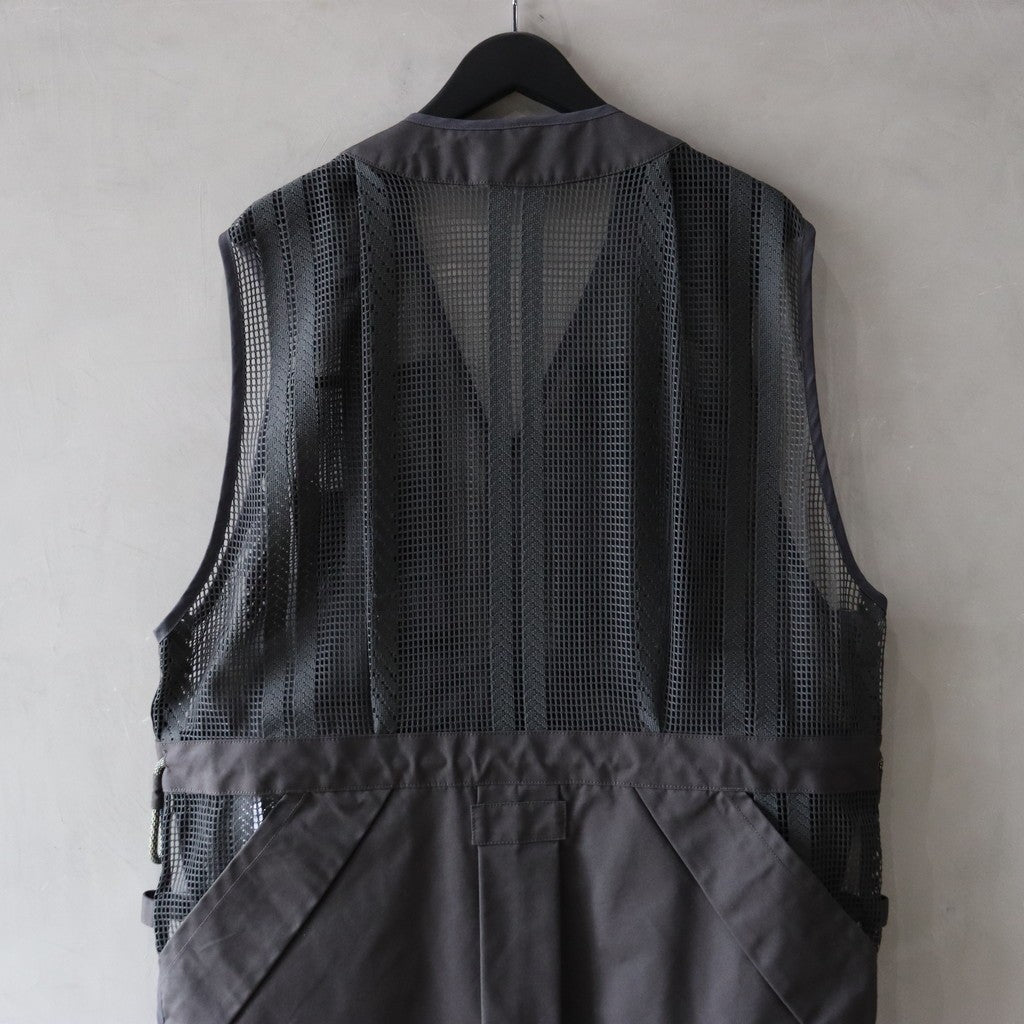 繩網長背心 #CHARCOAL [FSU10241U0001]